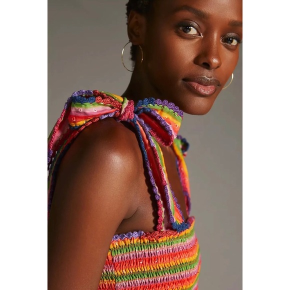 Anthropologie Farm Rio Printed Tiered Maxi Dress - Picture 3 of 7